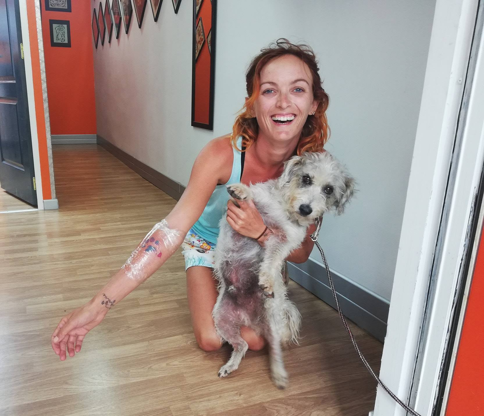 Iggy's paw tattoo