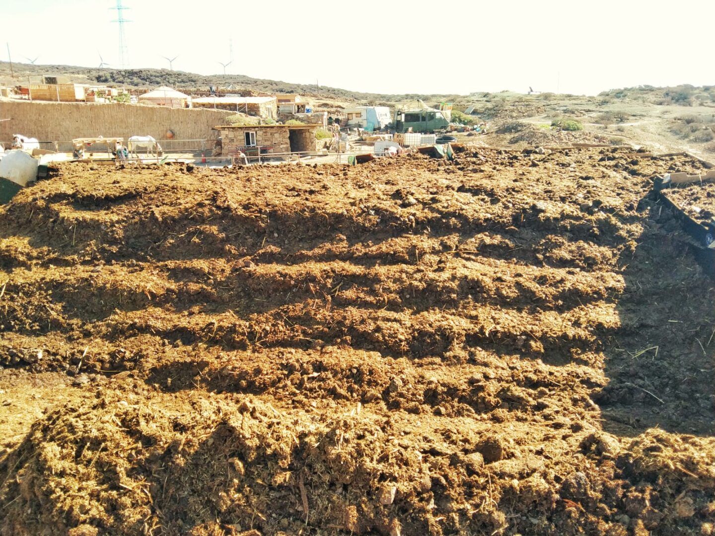 Manure composting project 5