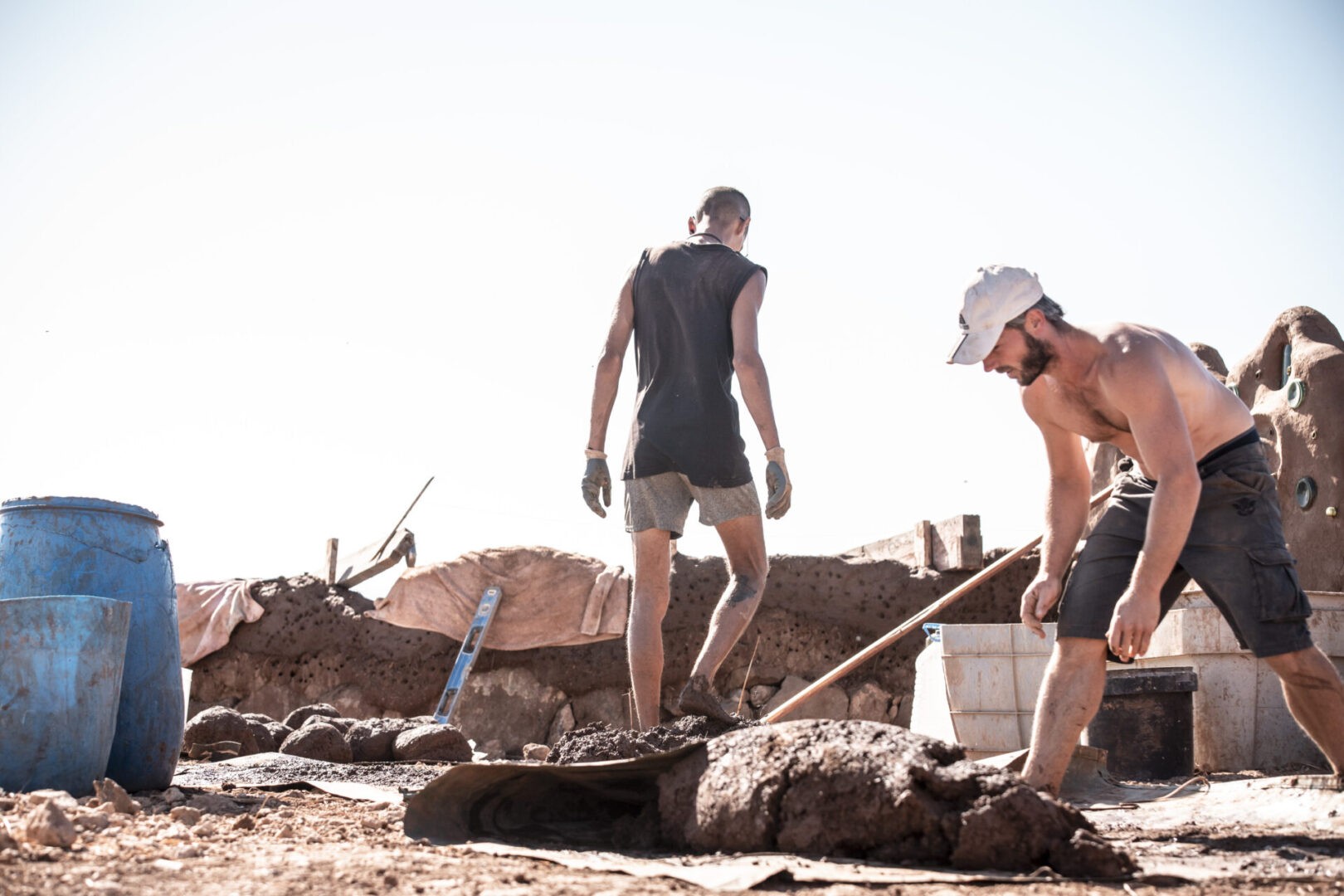clay building