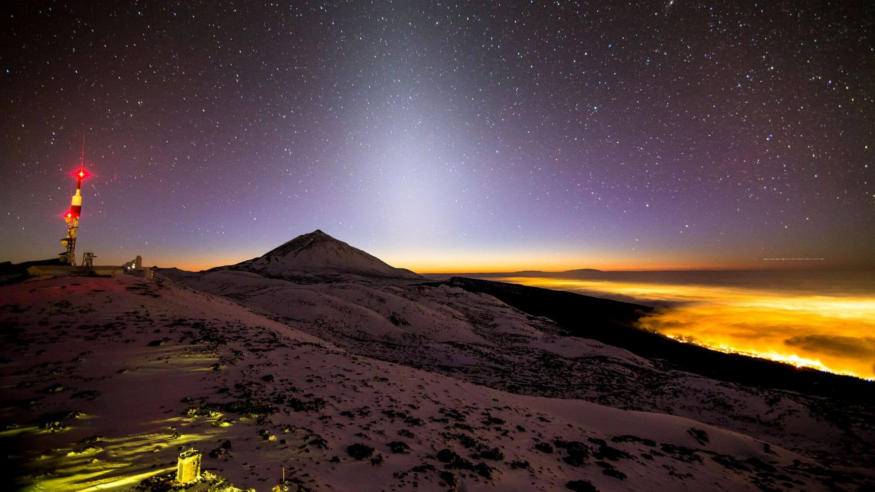 Tenerife stars in the sky